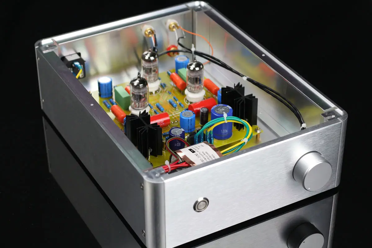 Ламповый предусилитель ZEROZONE Finished hifi 12AX7 на базе предусилителя Marantz M7|Усилители