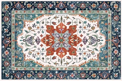 Carpet7 Винтажные классические ковры геометрической формы для гостиной, дома, спальни, персидский ковер, коврики для журнального столика, тонкие коврики - Цвет: Carpet7