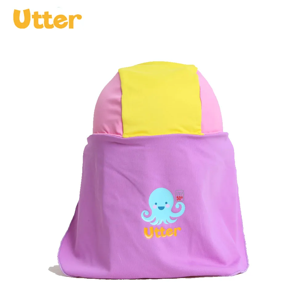 Детская пляжная шапка UTTER UPF50 + спортивная с мультяшным принтом для девочек и