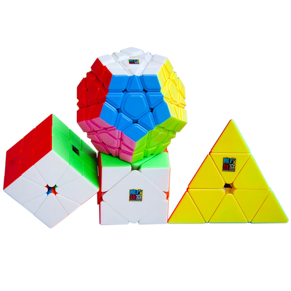 4 шт./компл. MoYu Yuhu кубиками Треугольники 3*3*3 спидкуб Megaminx 3x3x3x3x3 косой SQ1 классе игры