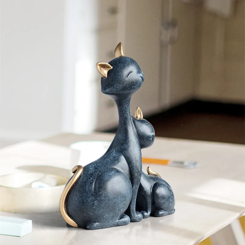 Креативные фигурки из смолы для украшения дома Мама и ребенок | Дом сад