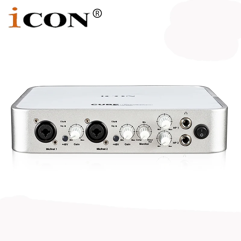 ICON cube 6Nano профессиональная звуковая карта USB внешняя звуковая карта для сетевой записи и производства музыки 6-In/6-Out