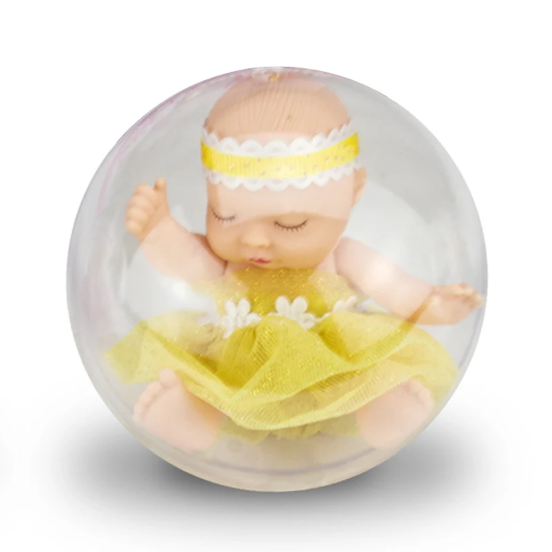 Спящий ребенок ручной работы реалистичные Reborn Bebe кукла мяч игрушка для детей защитная оболочка прекрасный ребенок девочка мальчик куклы силиконовая принцесса