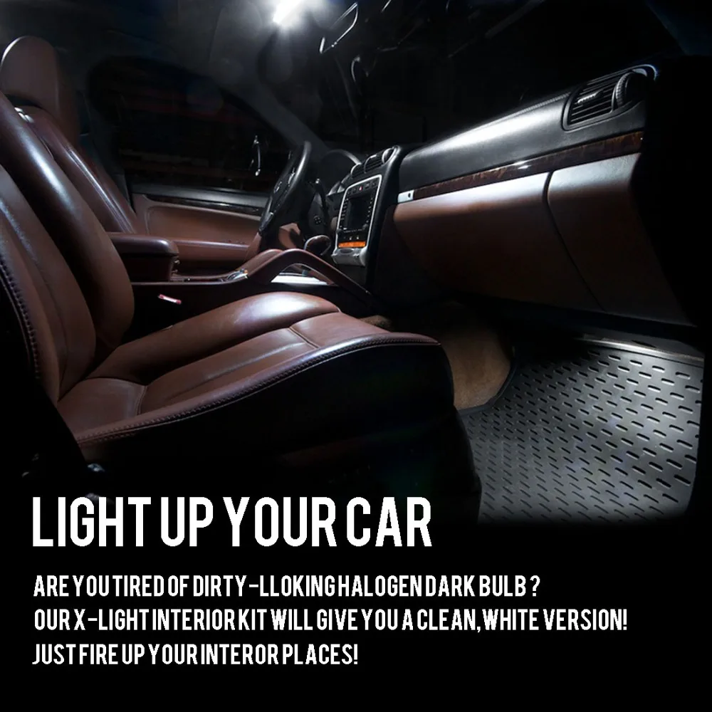 Полный внутренний светодиодный светильник для Lincoln MKZ 2013 20XX|interior light|error freekit kits |