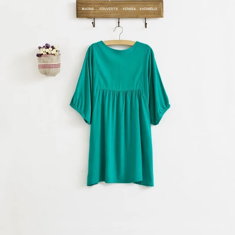 Летнее хлопковое платье для беременных Блузки Рубашки женские топы Одежда