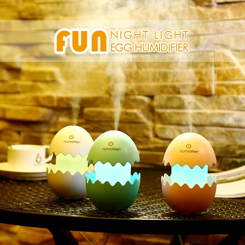 Knewfun USB Aroma Humidifier Aromatherapy FunEgg LED Lights Electric Essential Oil Diffuser Office Mist Maker | Бытовая техника