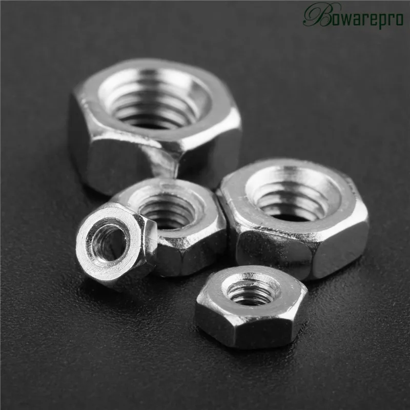 Гайки bowarepro M2/M2.5/M3/M4/M5/M6 гайки из углеродистой стали метрическая резьба