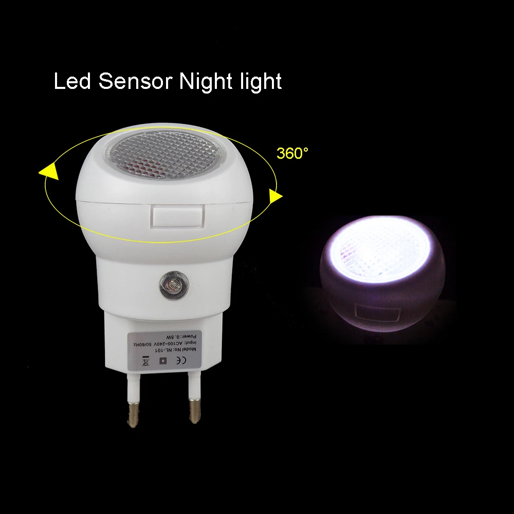 

4pcs/lot LED Night light Sensor nightlight Bulb lamp 360 Degree Rotating Auto on/off Control Smart lighting Baby Bedroom UR