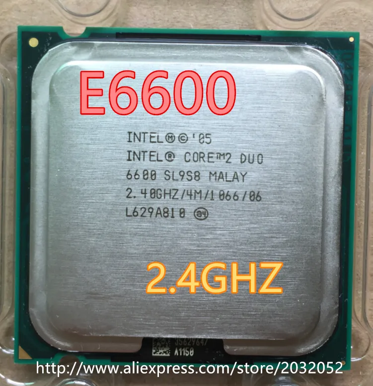 Процессор Intel Core 2 Duo E6600 процессор 4 ГГц/4 м/1066 ГГц Socket 775 (работает 100% бесплатная