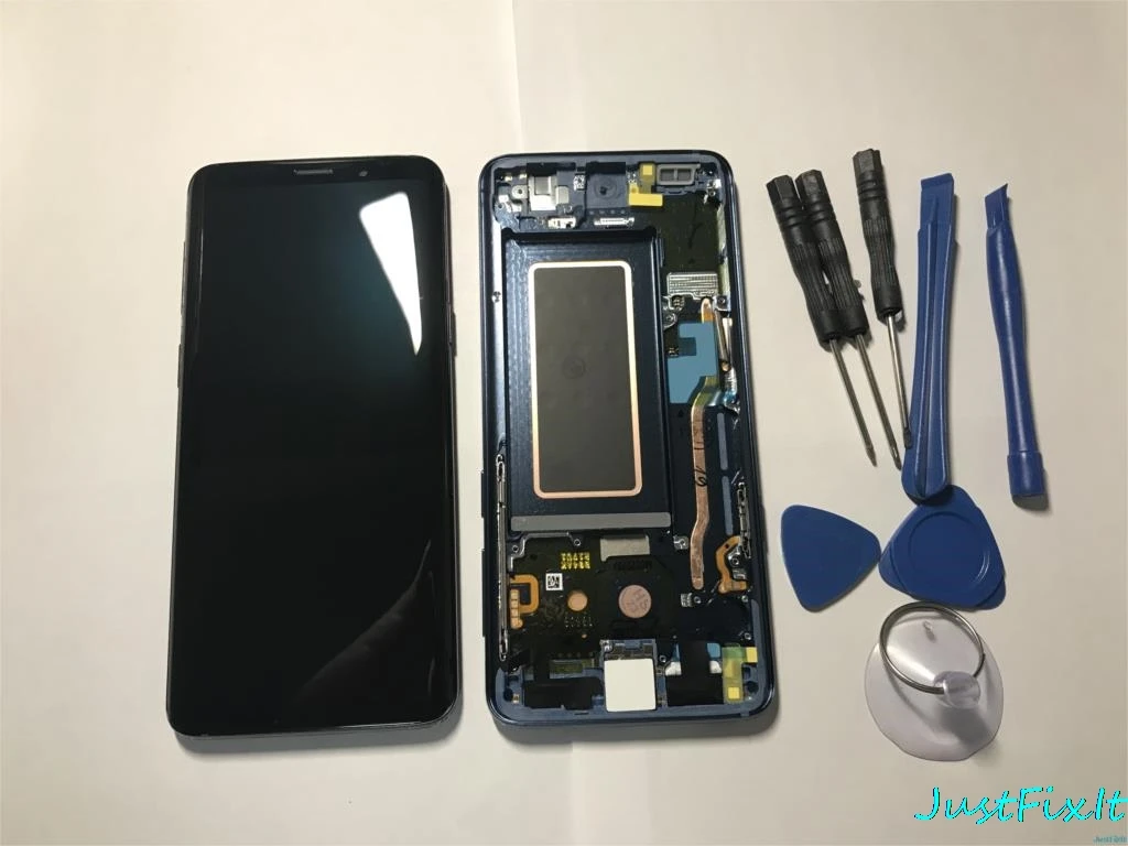 Для samsung Galaxy S9/5," G960F S9 Plus 6,2" G965F горящий теневой ЖК-дисплей кодирующий преобразователь сенсорного экрана в сборе