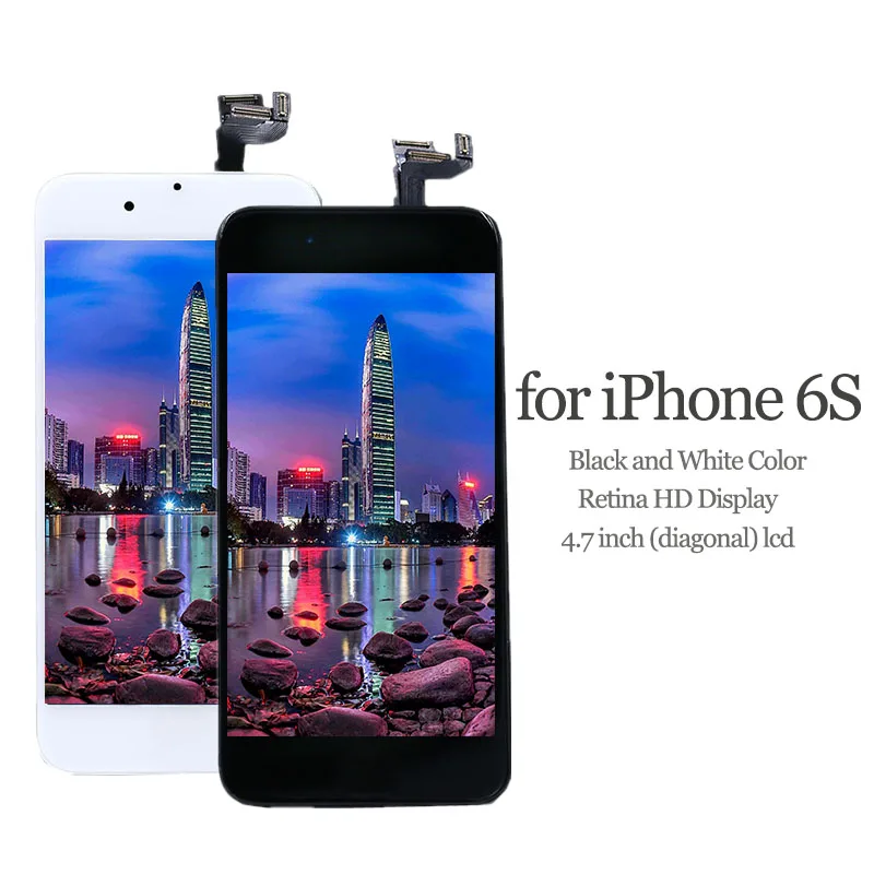 AAA+++ lcd полная сборка для iPhone 6 Сенсорное стекло дигитайзер Замена для iPhone 6S 5 5S 6plus модуль+ фронтальная камера кнопка домой
