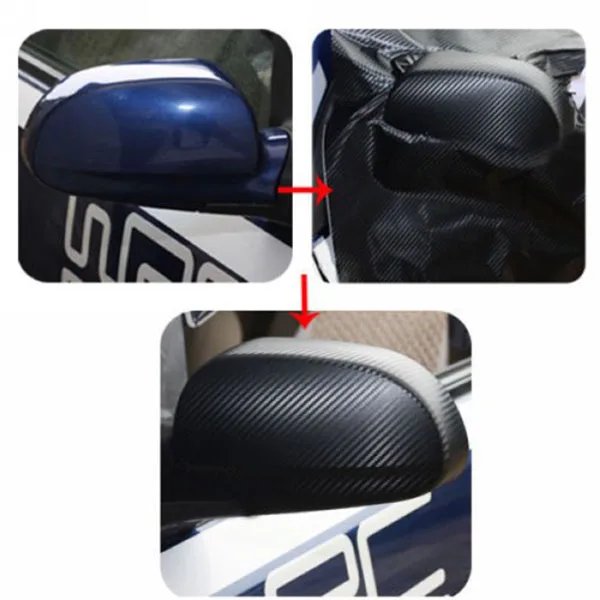 1.5Mx60cm DIY Carbon Fiber Wrap Roll Sticker for Car Detailing (Black) |