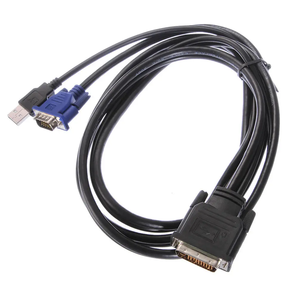 

Удлинительный кабель питания DVI30 + 5-VGA Female и USB для TFT-монитора