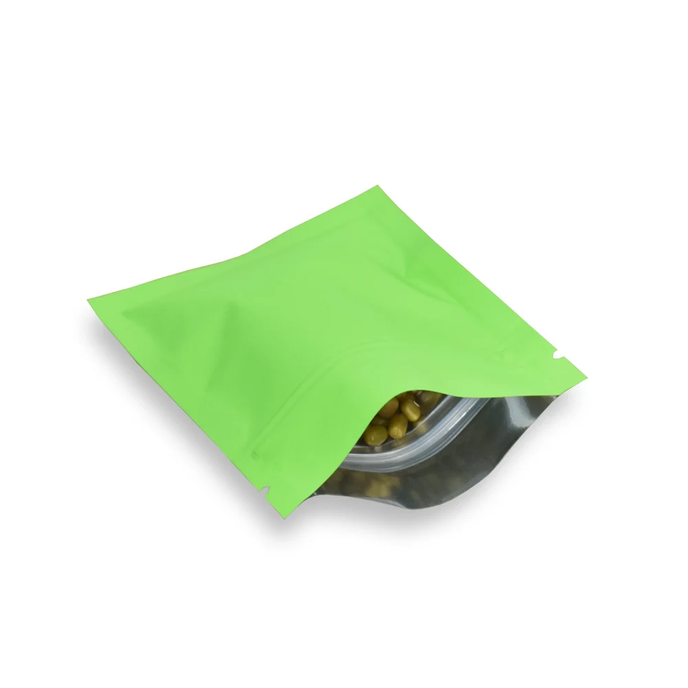 Bolsas de aluminio con cremallera para almacenamiento de alimentos, paquetes de 8x12cm, brillante/mate, 5000 unidades-3