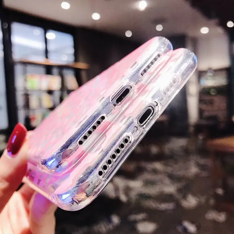 Чехол для iPhone X XS Max XR из мягкого ТПУ с абстрактным узором прозрачный чехол iphone 8 6s 7
