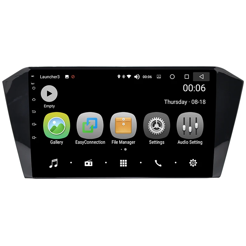 Автомобильный мультимедийный плеер с радио Android 8 0 10 1 дюйма сенсорный экран RDS Wi-Fi