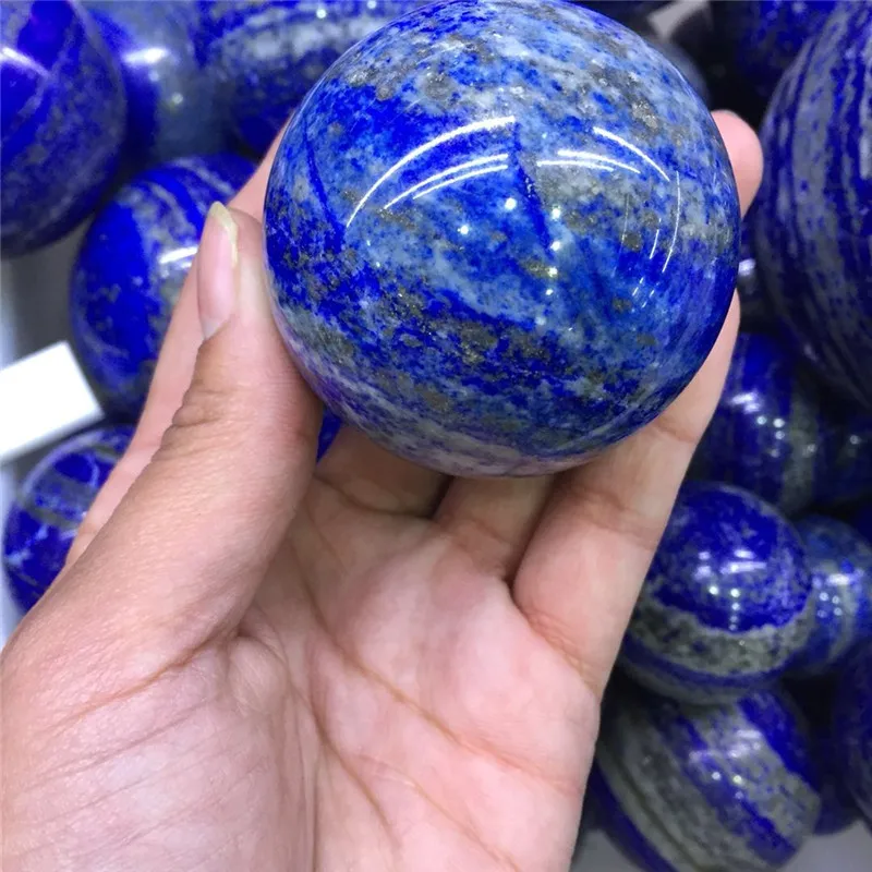 Натуральный Лазурит кристалл драгоценный камень сфера Рейки Исцеление Orb