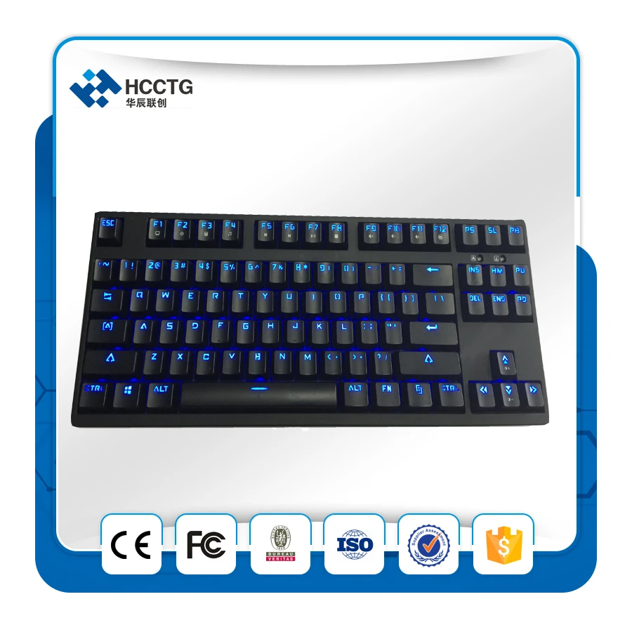 Проводная Механическая игровая клавиатура с белой подсветкой Cherry MX|Клавиатуры| |