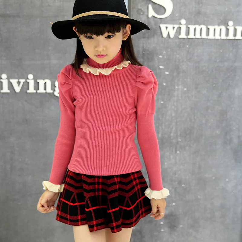 Корейская детская одежда новый свитер на весну и осень Вязаная Детская из шерсти