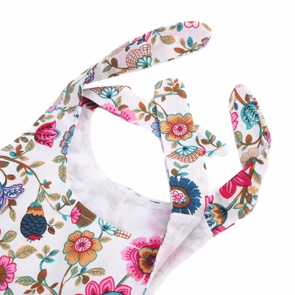 Детские комбинезоны с кисточками и цветочным принтом Одежда для новорожденных