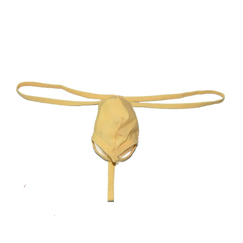 Абсолютно новые мужские шелковые сексуальные стринги мягкие шелковистые нижнее