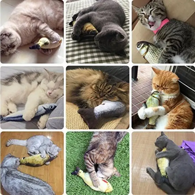 Плюшевая креативная 3D игрушка для кошки в форме карпа, игрушка в подарок, милая игрушка для игры в рыбку, подарки для питомца, кошачья мята, мягкая подушка, кукла z1