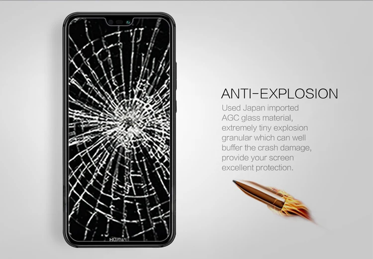 Nillkin закаленное стекло для Huawei P20 Lite Оригинал 9H Amazing H/H + Pro Полное покрытие Защитная