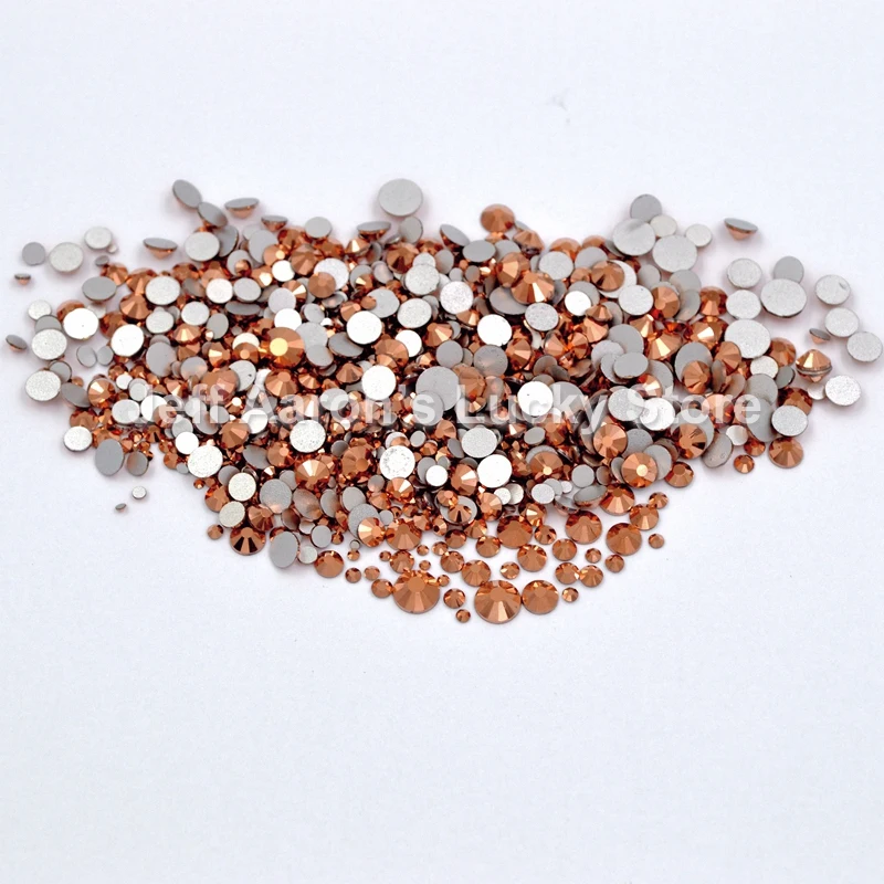 1440 шт. плоские черные 3d украшения для ногтей Стразы блестящие аксессуары
