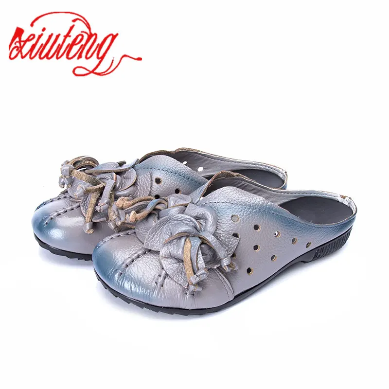 Женские босоножки Летняя обувь Новинка 2020 года Модные женские мокасины из мягкой