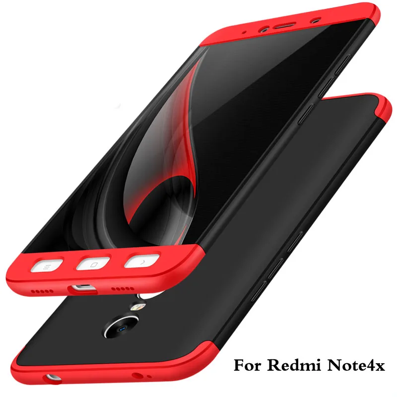 3 в 1 дизайн тонкий бронированный чехол для телефона Xiaomi Redmi Note 4X Note4 5A жесткий
