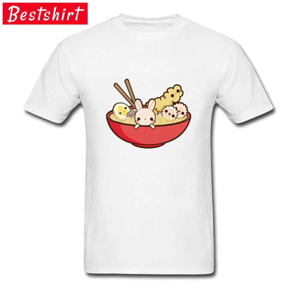 Ramen Sushi Kawaii футболки с кроликом и для мальчиков Новое поступление модная одежда