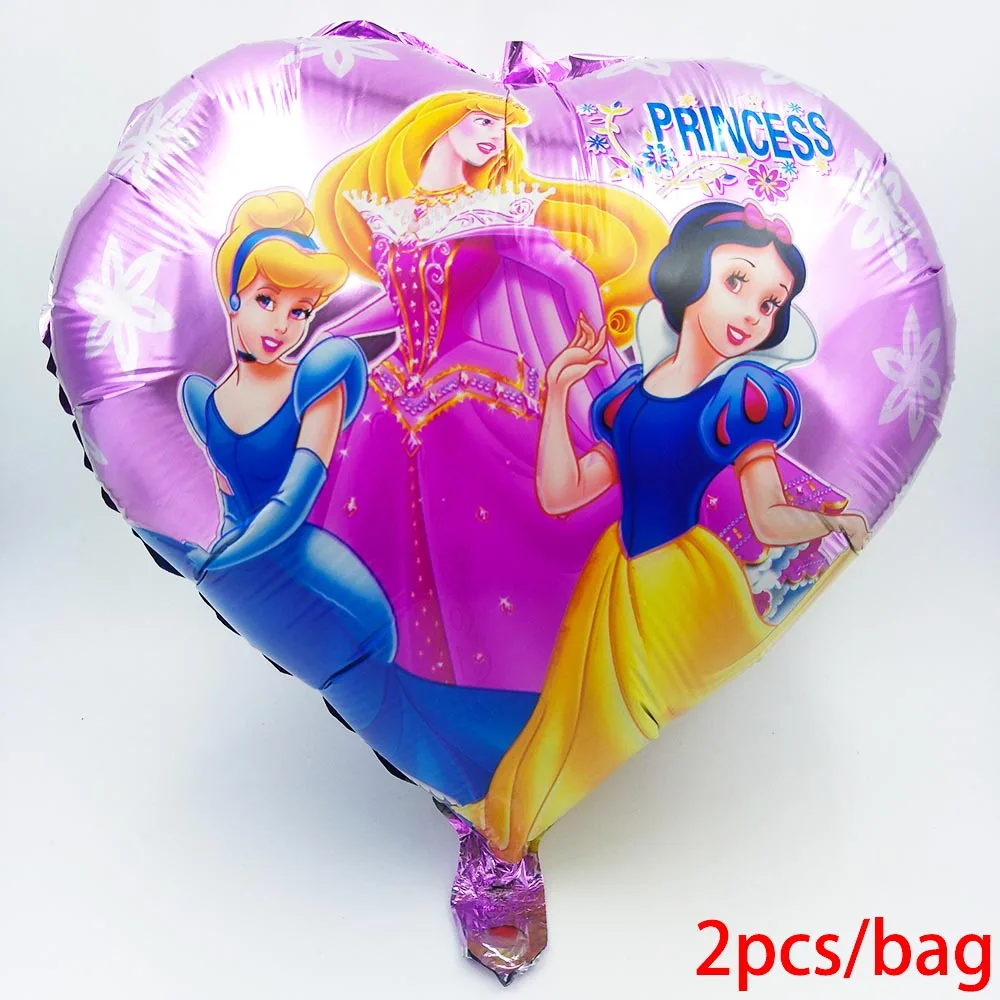 Balloons 2pcs 108 см* 180 см Ариэль/Белоснежка/Белль/Золушка/Жасмин/Аврора принцесса пластиковая скатерть для украшения дня рождения детей - Цвет: Balloons 2pcs