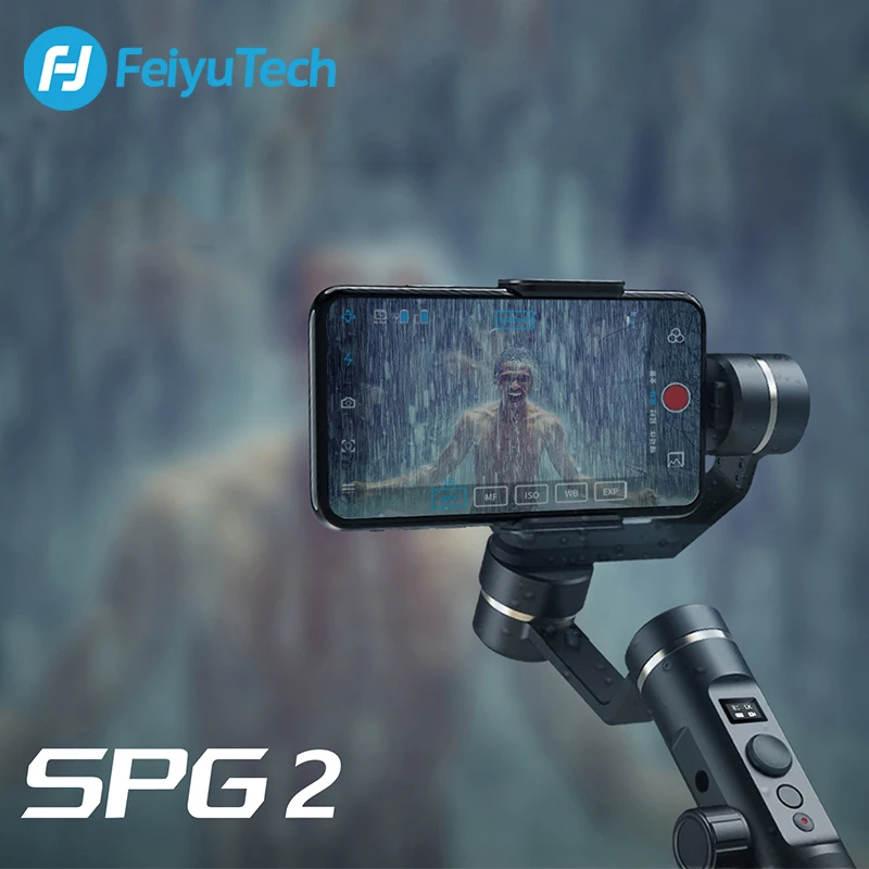 FeiyuTech SPG2 карданный 3-осевой Ручной Стабилизатор для смартфона iPhone X 8 7 OPPO samsung ViVO телефоны, смартфоны с защитой от брызг