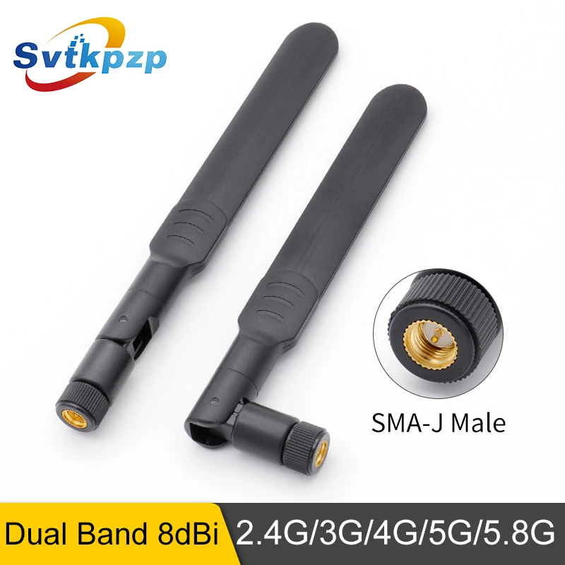 Антенна двухдиапазонная Omni 8dBi с длинным радиусом действия 2 4 ГГц шт. антенны Wi Fi