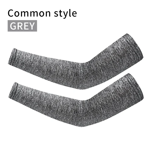 Common style-Grey INBIKE велосипедный рукав анти-УФ ледяная ткань дышащий Бег MTB велосипед фитнес Баскетбол налокотник Спорт на открытом воздухе гетры - Цвет: Common style-Grey
