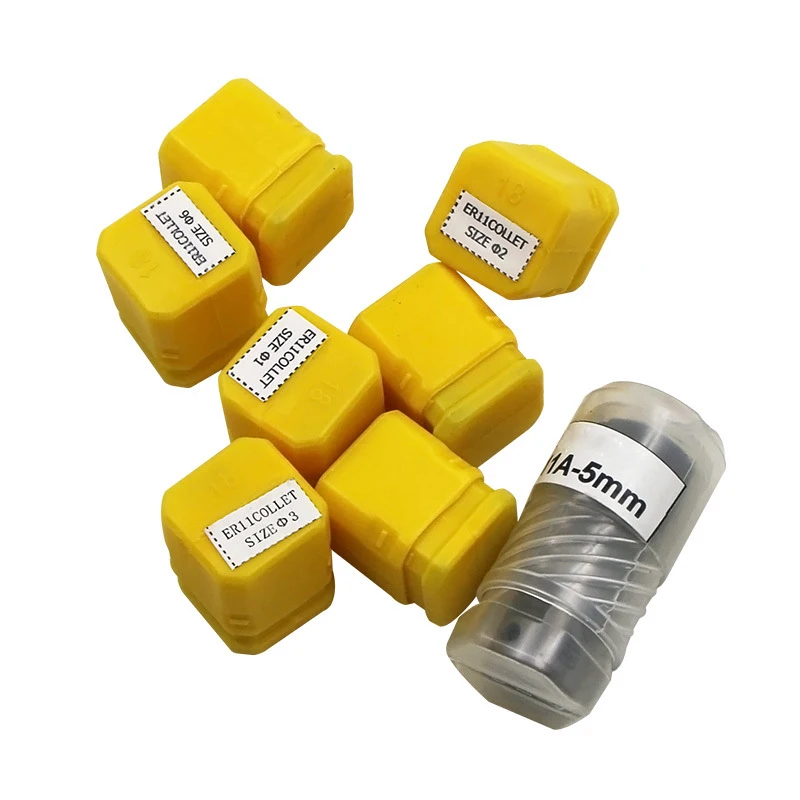 

7Pcs Dropship 1-7mm ER11 Spring Collets + ER11A 5mm Extension Rod Motor Shaft Holder Kit