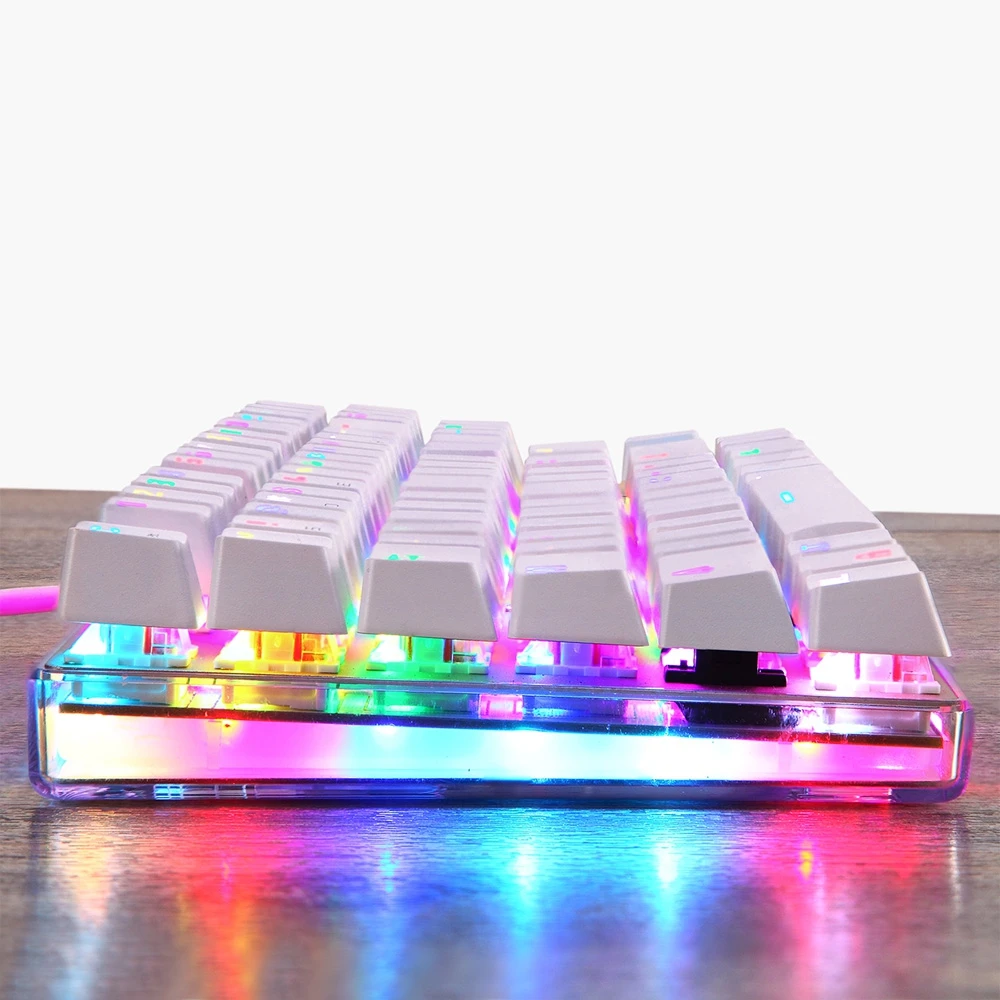 Motospeed K87S USB механическая клавиатура синие переключатели геймерская с RGB