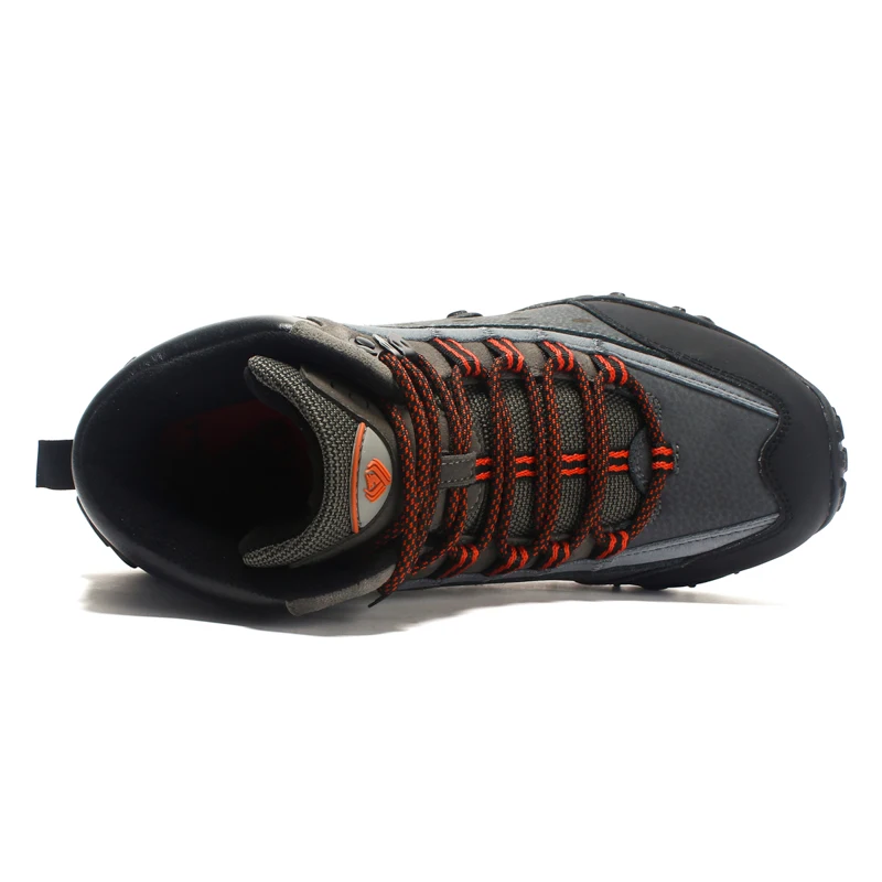 Men leather Breathable Outdoor Shoes comfortable Casual Ankle adventure Footwear boots Anti-skidding Large Size 39-46 | Обувь