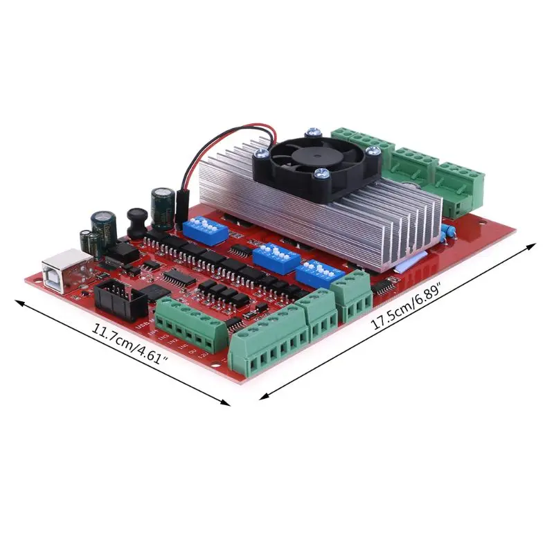 

MACH3 CNC USB 100Khz Breakout Board 3 Axis Interface Driver Motion Controller