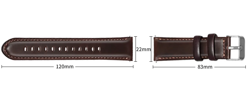 Laforuta Quick Release Watch Band 22 мм ремешок из натуральной кожи для samsung gear S3 Classic Frontier Galaxy Watch 46 мм Смарт-часы