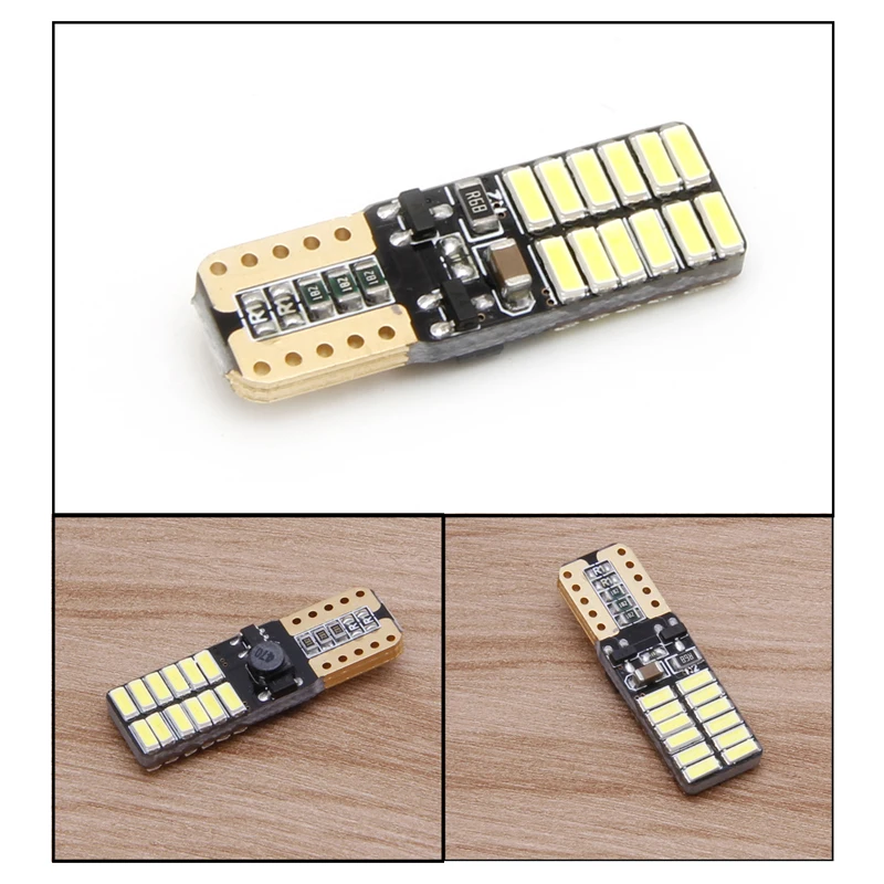 1 шт. автомобильный внутренний светодиодный светильник DC 12 В 4014 SMD 24 LED