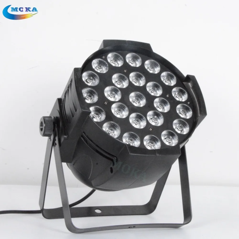 24*18 Вт 8 шт. светодиодные лампы RGBWAP DMX512 для сценического освещения ночного клуба DJ