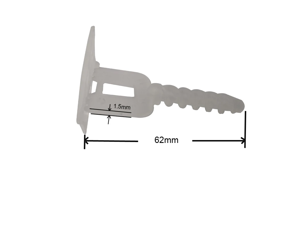 

50pcs 1.5mm Ferramentas Manuais Tile Leveling System Clips Spacers Tools for Home Construction