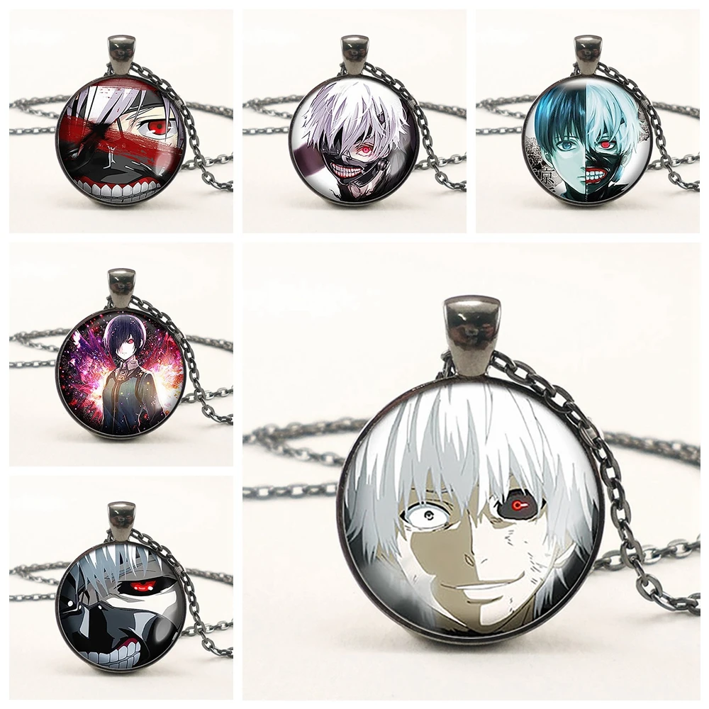 Аниме Tokyo Ghoul Touka Kaneki Ken Rize Kamishiro косплей подарок для влюбленных черная подвеска