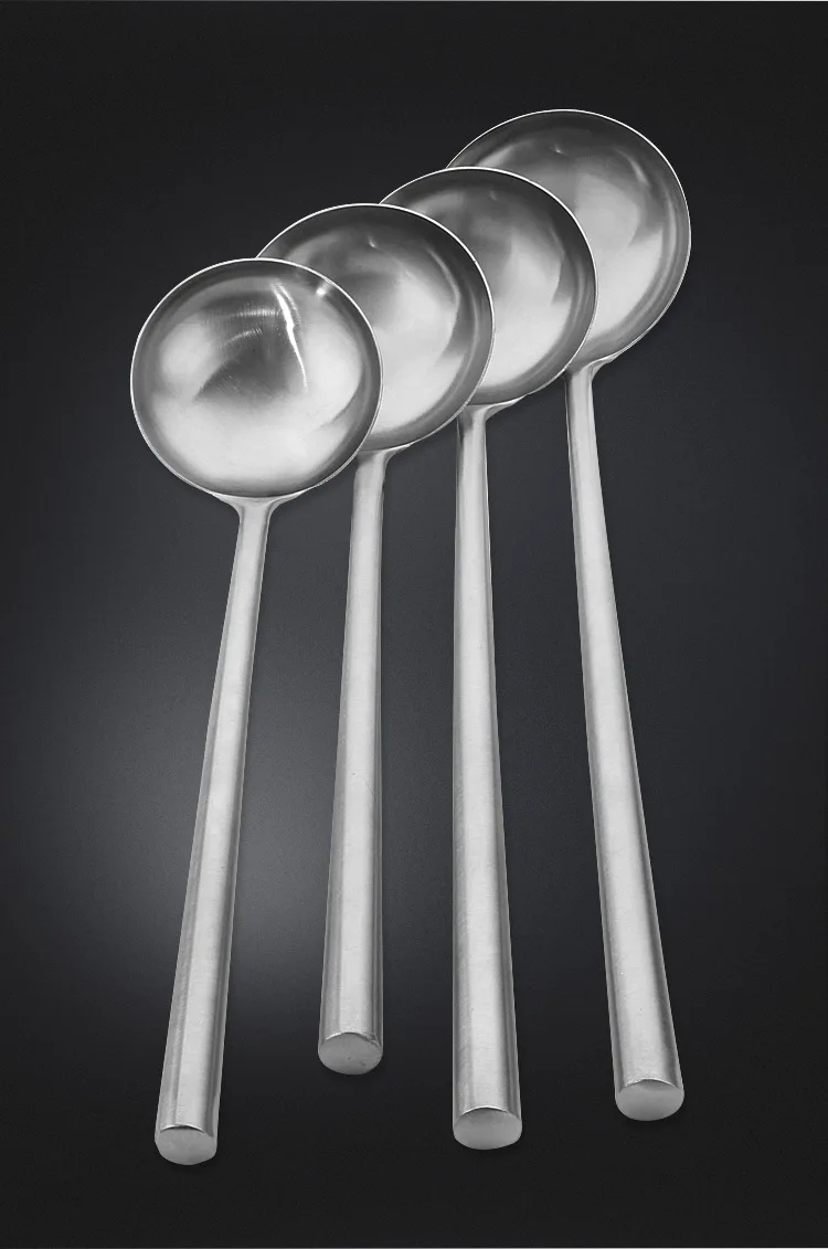 

1 шт. 43 см длинная ручка, ложка для супа, из нержавеющей стали, лопатка, ложка для соусов, столовая посуда, кухонная утварь, инструмент KX 230