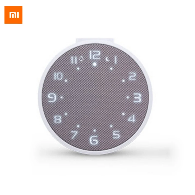 Оригинальный Xiaomi Mi музыка Будильник Портативный Динамик Часы Bluetooth 4 1 10 м 2600 мАч в