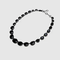 amorita boutique black crystal luxury necklaces
