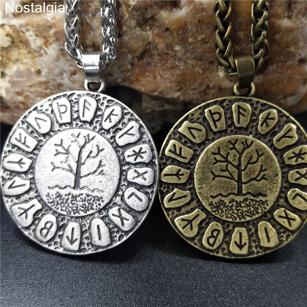 Yggdrasil World Tree Of Life подвеска в стиле Викки руны викингов ювелирные изделия Амулет