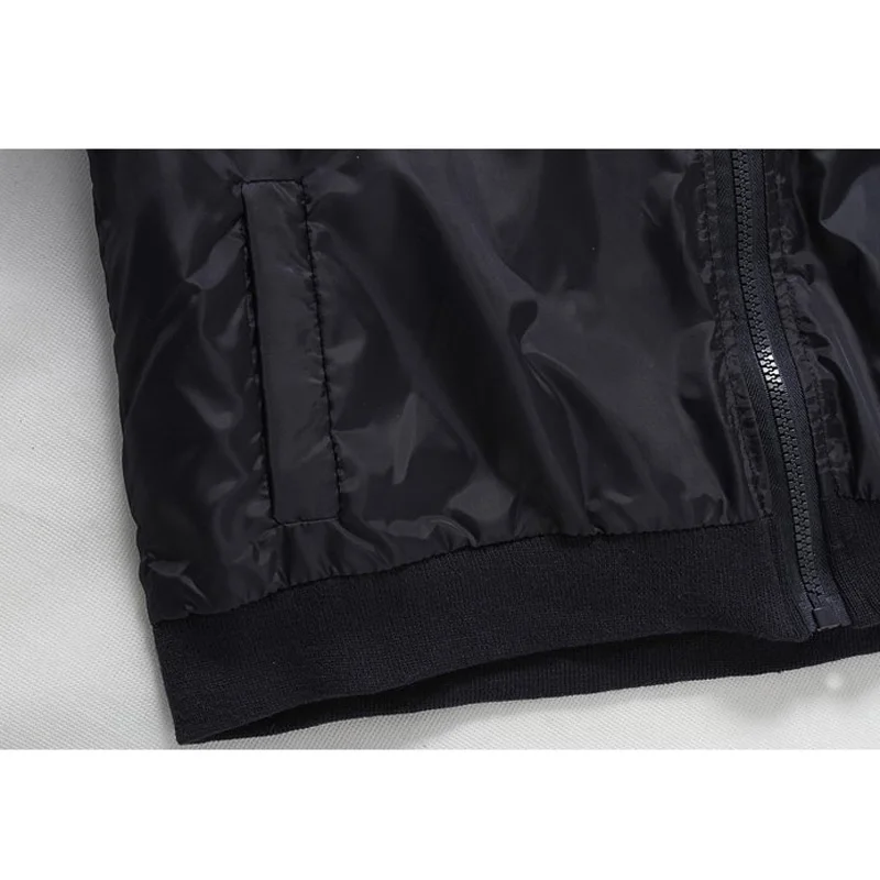 Новое поступление мужская куртка 2018 модная Повседневная тонкая с капюшоном