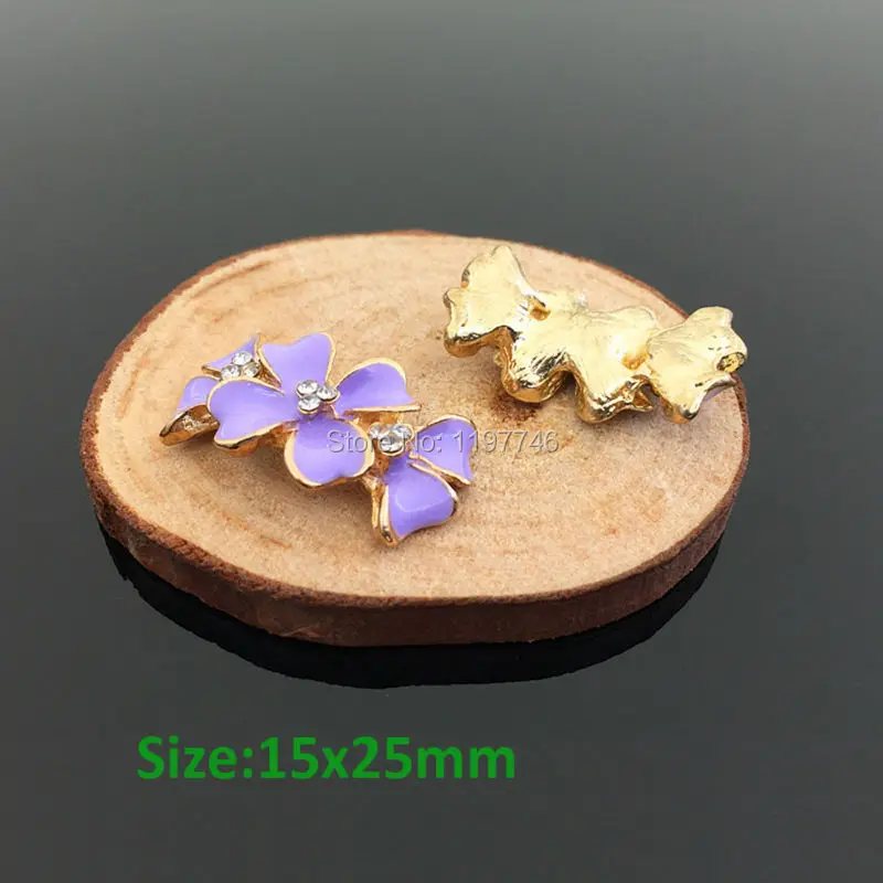 Украшения для дизайна ногтей эмалевый цветок декоративные пуговицы 10 шт. стразы